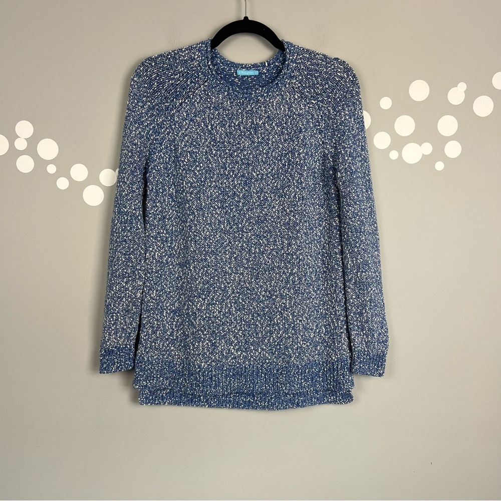 J.McLaughlin Textured Marled Italian Yarn Pullover Sweater Size S